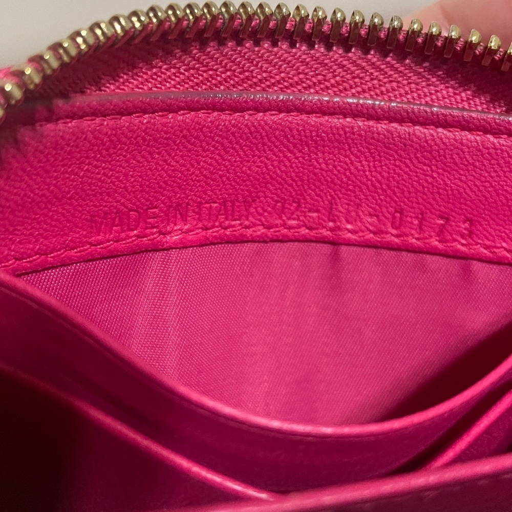 Dior Pink Quilted Leather Card/Coin Case - Picture 11 of 12